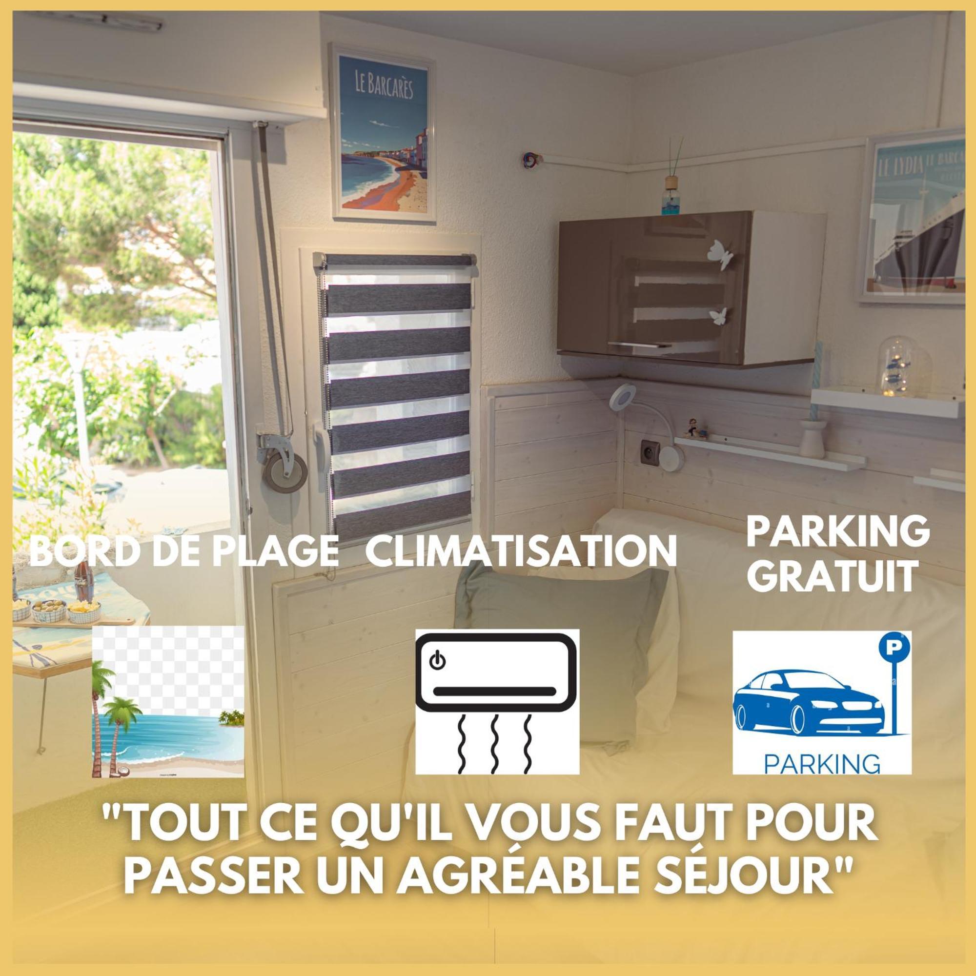 Agreable Studio Les Pieds Dans L'Eau Le Barcarès Exteriér fotografie